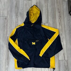 Vintage Michigan Wolverines Windbreaker